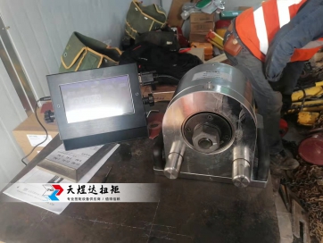 扭矩測量儀交付襄陽環線改造工程
